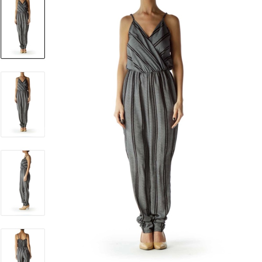 Sak’s 5th Ave SHE Black/White Jumpsuit